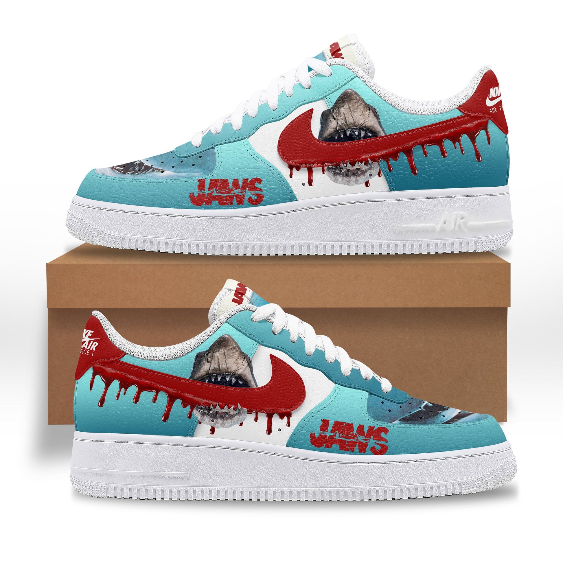 Ideafootwear Jaws Air Low-Top Sneakers Shoes For Men And Women 6