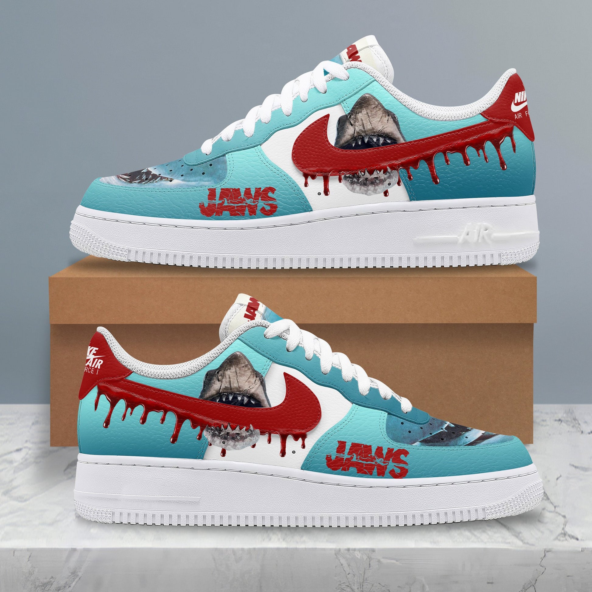 Ideafootwear Jaws Air Low-Top Sneakers Shoes For Men And Women 6