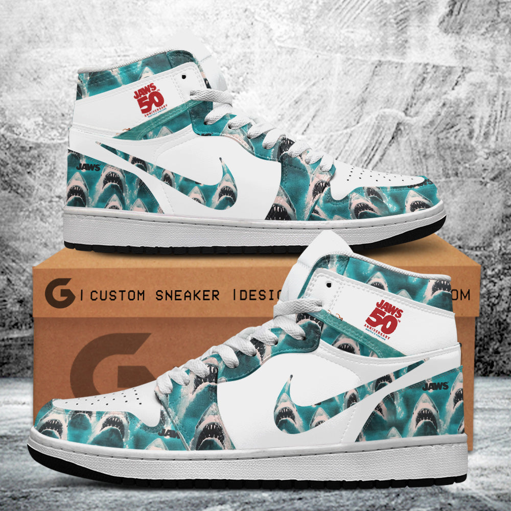 Ideafootwear Jaws AJ1 High Sneakers Shoes For Men And Women 2