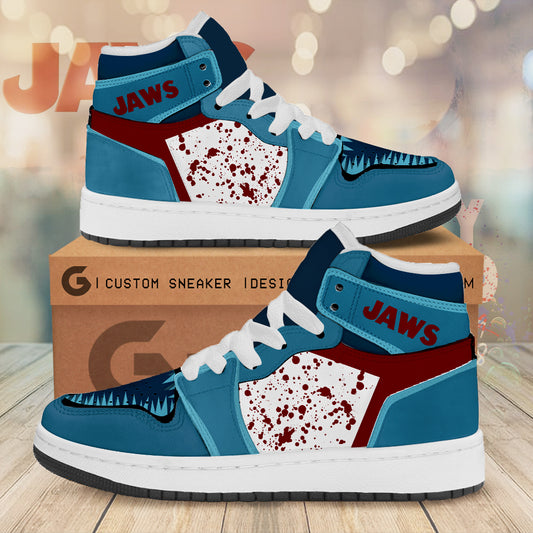 Ideafootwear Jaws AJ1 High Sneakers Shoes For Men And Women 1