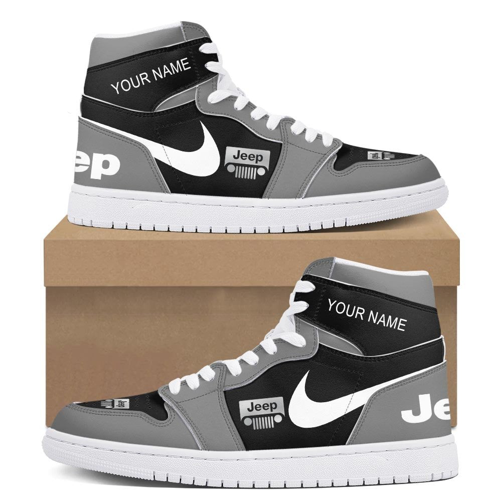 Ideafootwear Jeep AJ1 High Sneakers Shoes For Men And Women 2