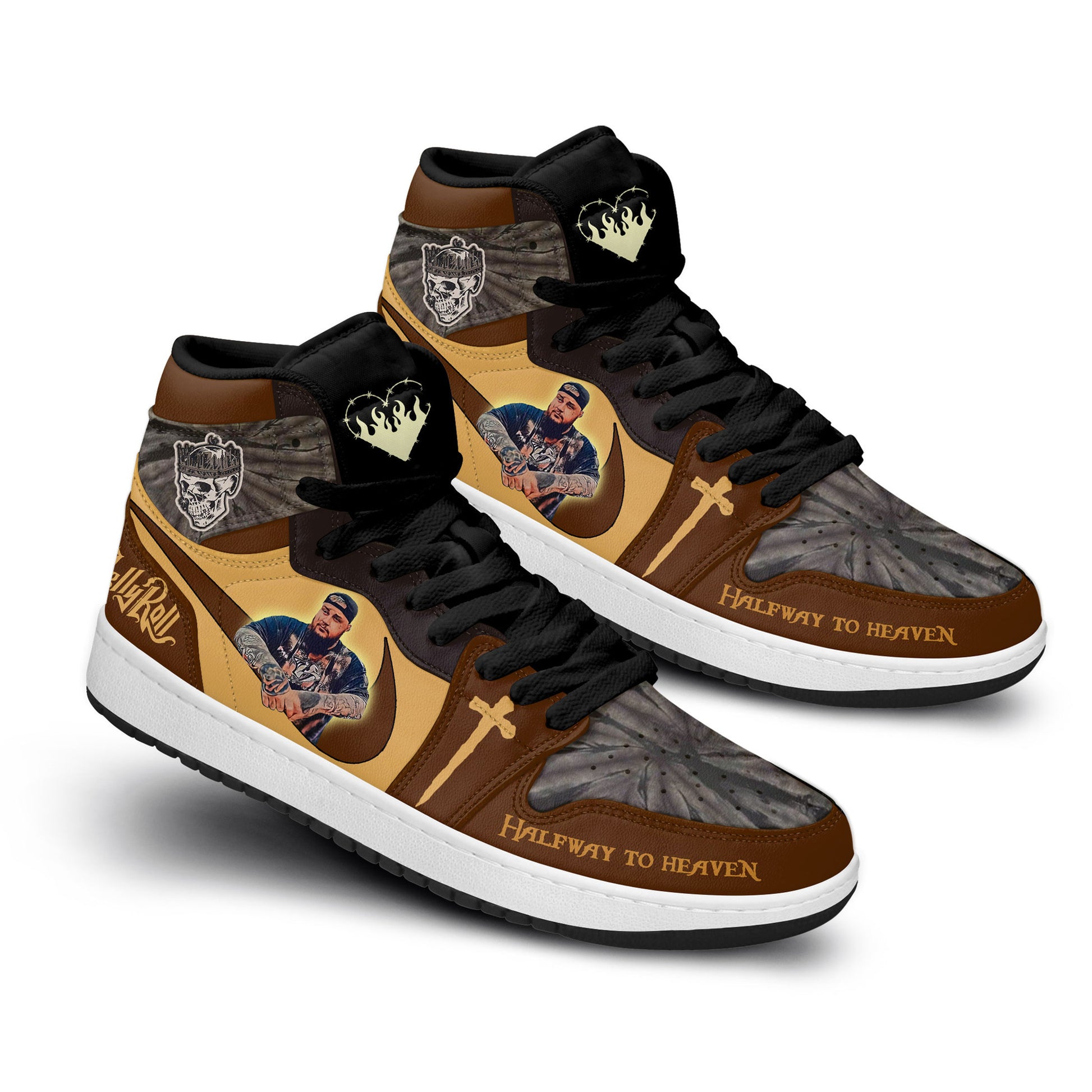 Ideafootwear Jelly Roll AJ1 High Sneakers Shoes For Men And Women 1