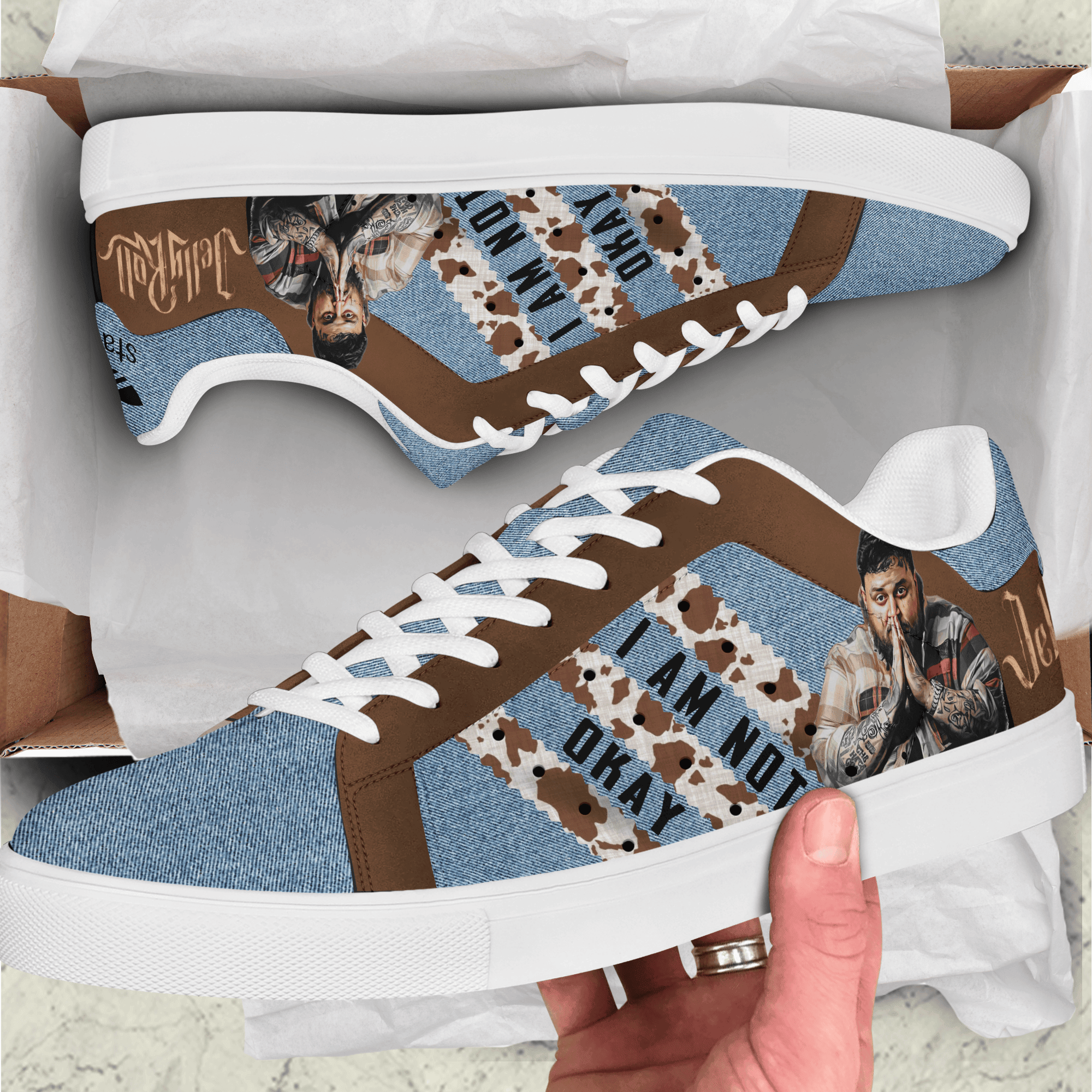 Ideafootwear Jelly Roll Skate Stan Shoes Sneakes For Men And Women  1