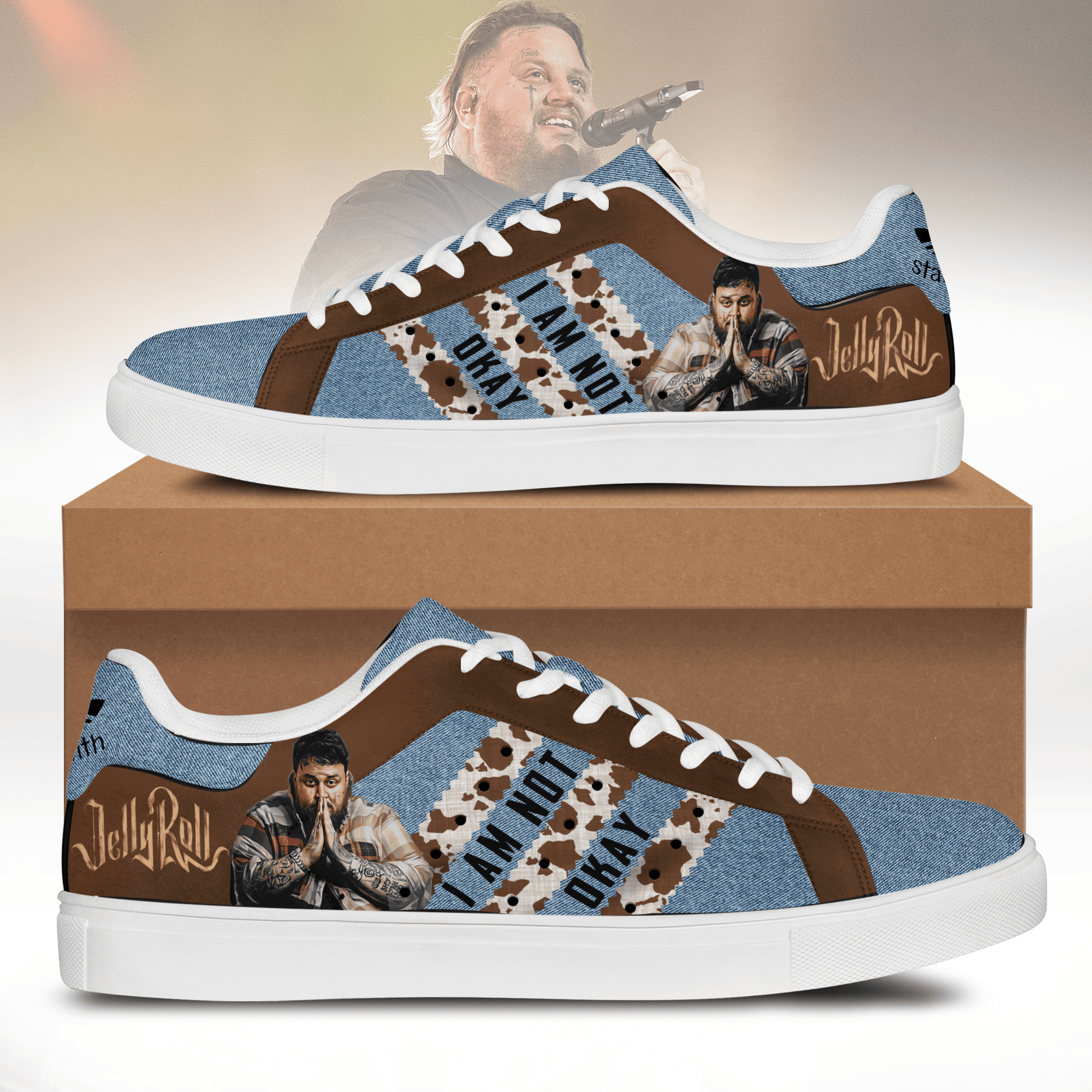 Ideafootwear Jelly Roll Skate Stan Shoes Sneakes For Men And Women  1