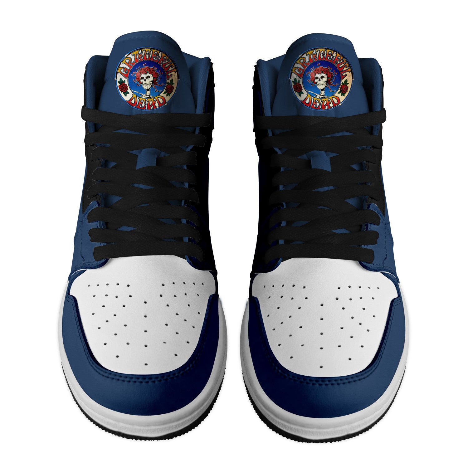 Ideafootwear Jerry Garcia AJ1 High Sneakers Shoes For Men And Women 3