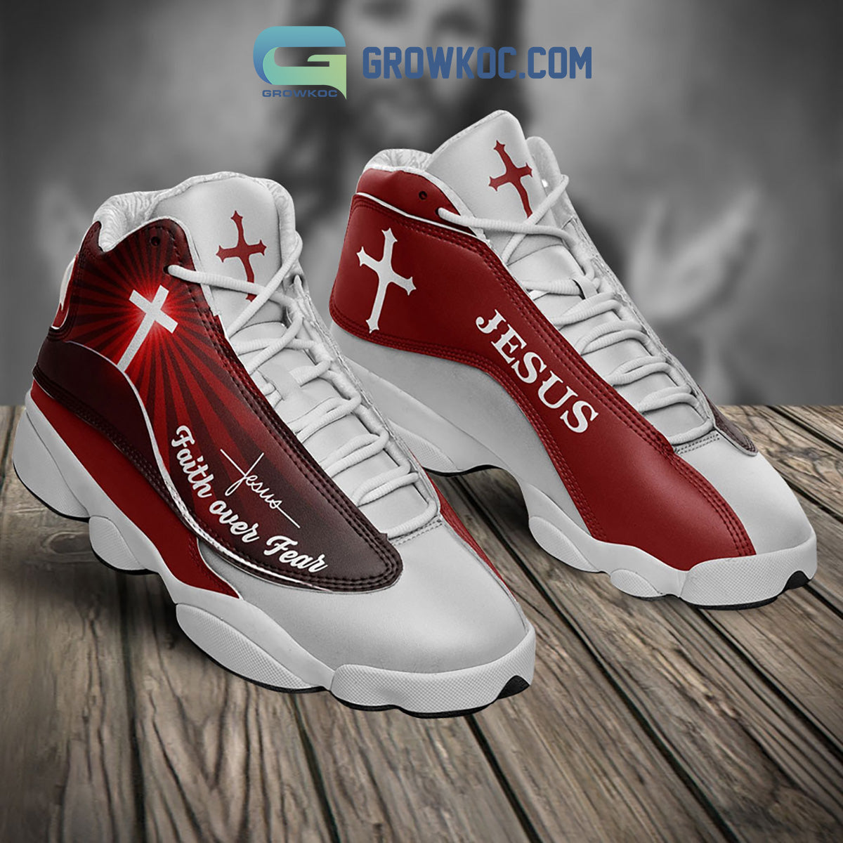 Ideafootwear Jesus AJ13 Sneakers Shoes For Men And Women 4