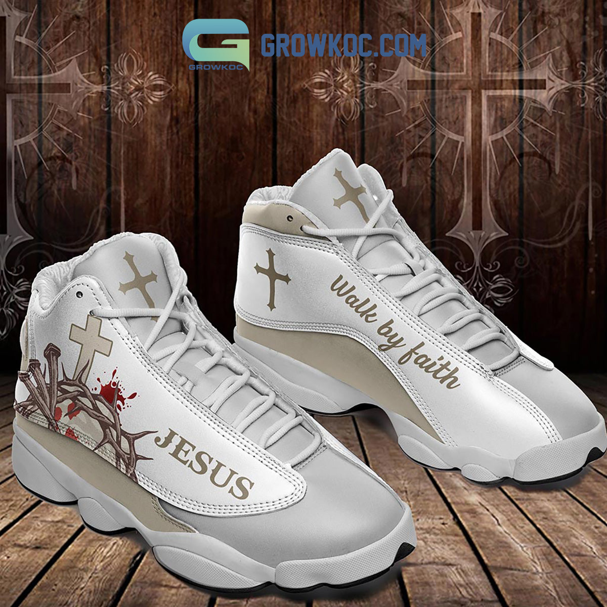 Ideafootwear Jesus AJ13 Sneakers Shoes For Men And Women 6