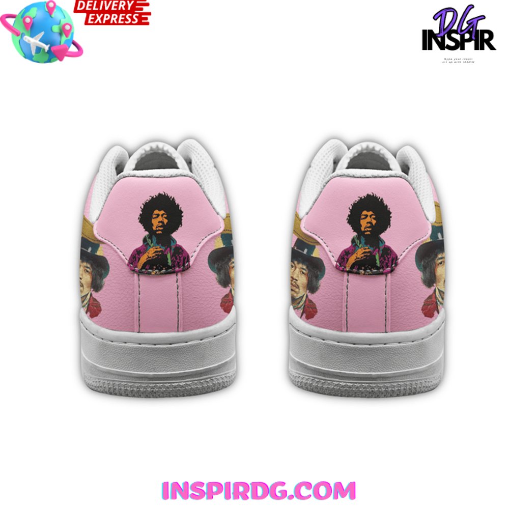 Ideafootwear Jimi Hendrix Guitarist Air Low-Top Sneakers Shoes For Men And Women 2