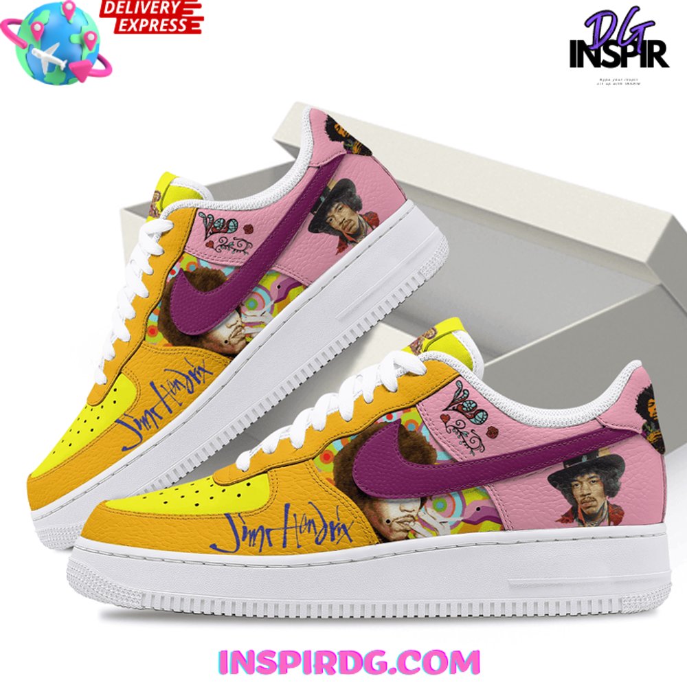 Ideafootwear Jimi Hendrix Guitarist Air Low-Top Sneakers Shoes For Men And Women 2