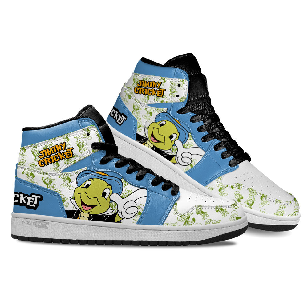Ideafootwear Jiminy Cricket AJ1 High Sneakers Shoes For Men And Women 1