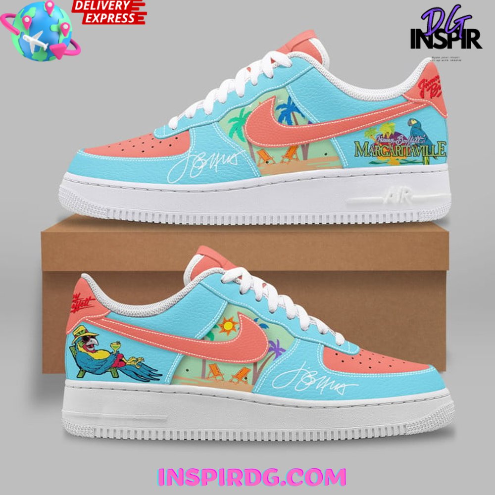 Ideafootwear Jimmy Buffett Air Low-Top Sneakers Shoes For Men And Women 15