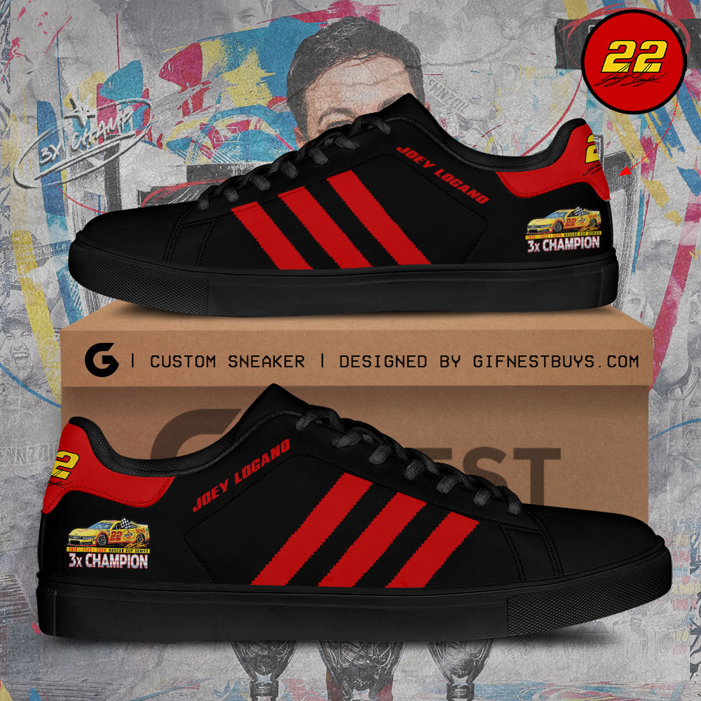 Ideafootwear Joey Logano Skate Stan Shoes Sneakes For Men And Women 2