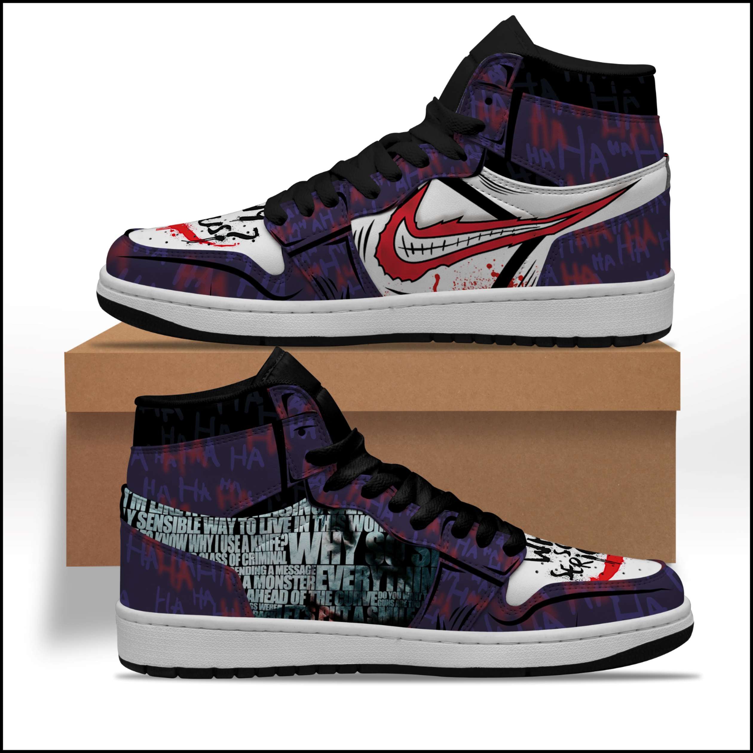 Ideafootwear Joker AJ1 High Sneakers Shoes For Men And Women 5