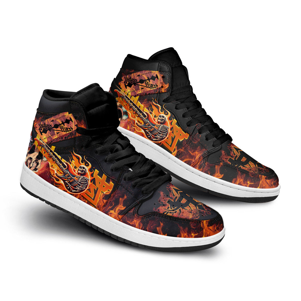 Ideafootwear Judas Priest AJ1 High Sneakers Shoes For Men And Women 3