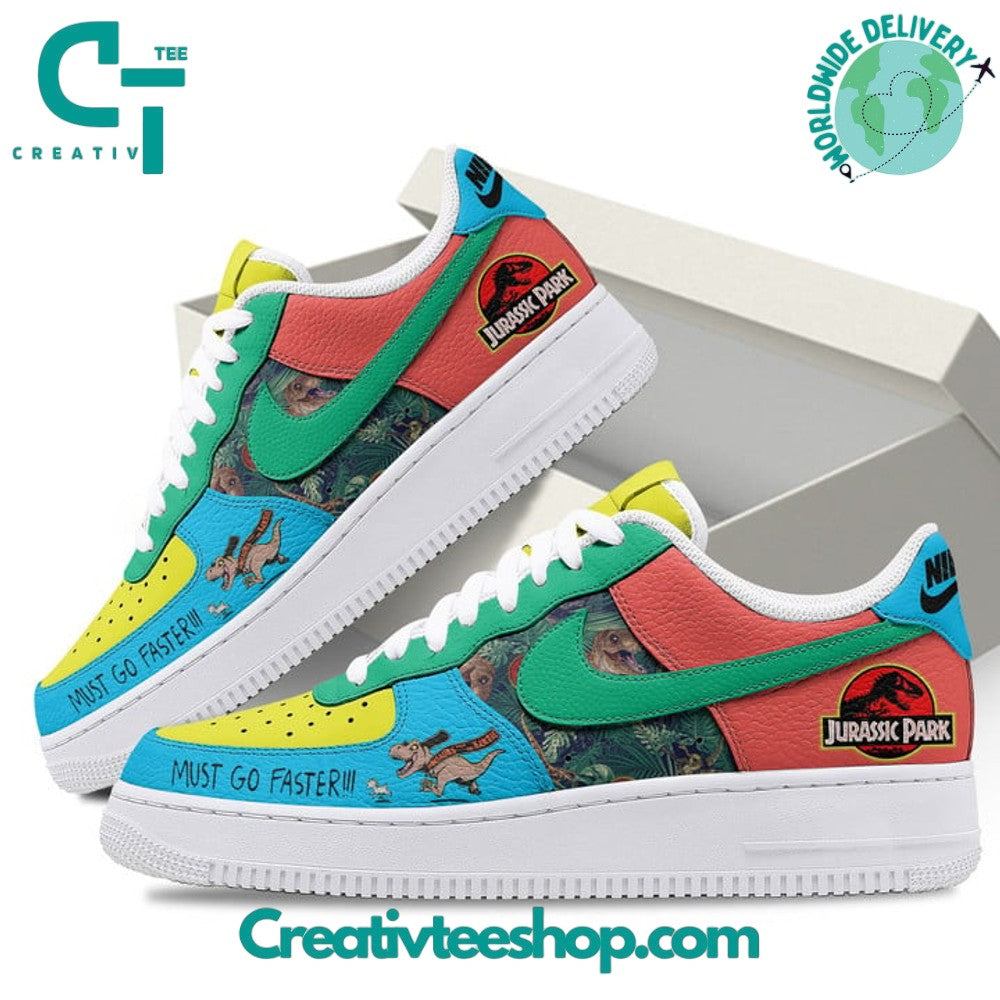 Ideafootwear Jurassic Park Air Low-Top Sneakers Shoes For Men And Women 1