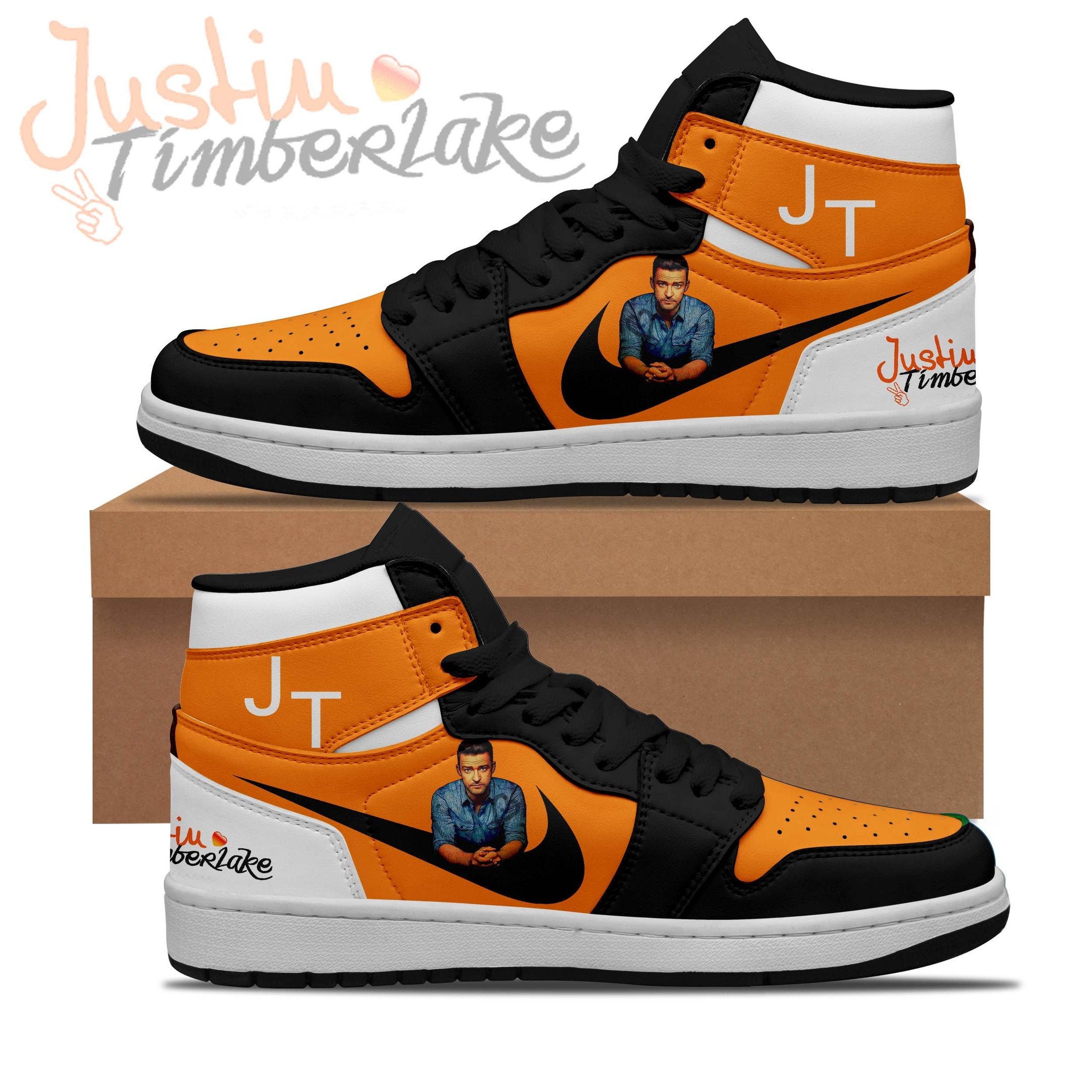 Ideafootwear Justin Timberlake AJ1 High Sneakers Shoes For Men And Women 3