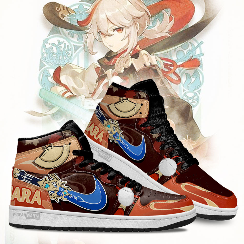 Ideafootwear Kaedehara Sw Genshin Impact AJ1 High Sneakers Shoes For Men And Women 1