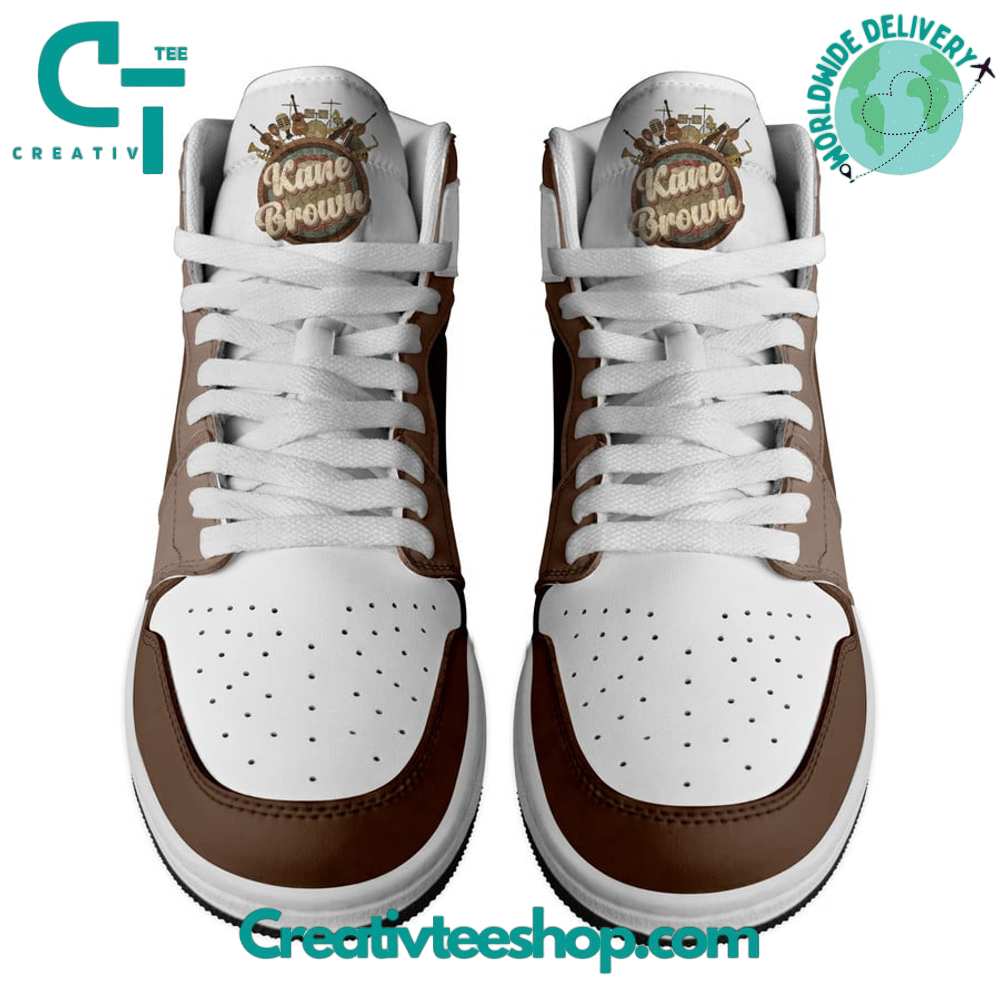 Ideafootwear Kane Brown AJ1 High Sneakers Shoes For Men And Women 2