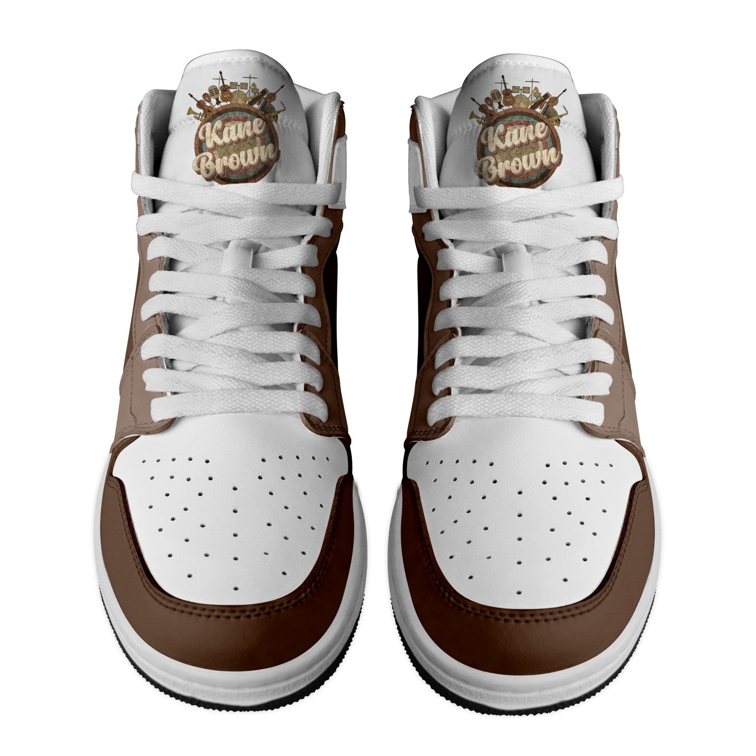 Ideafootwear Kane Brown AJ1 High Sneakers Shoes For Men And Women 3