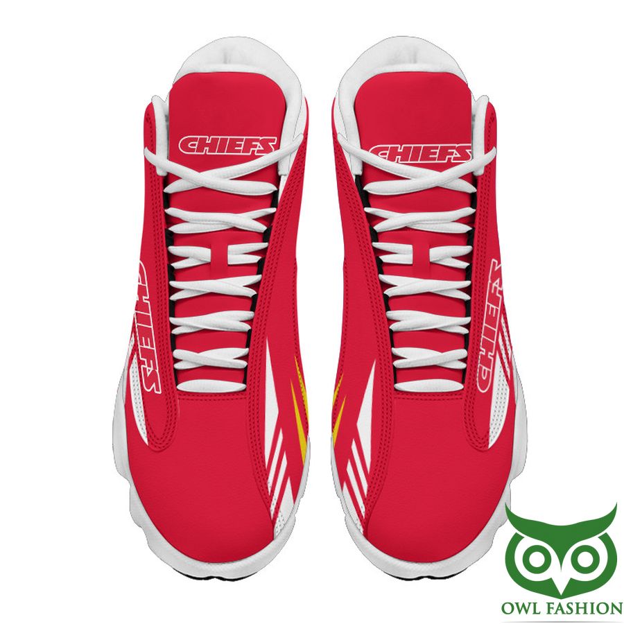 Ideafootwear Kansas City Chiefs AJ13 Sneakers Shoes For Men And Women 11