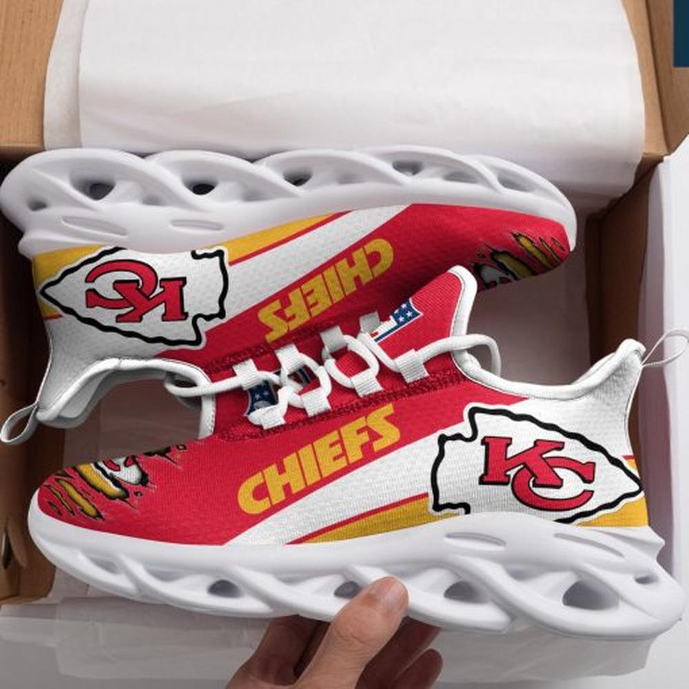 Ideafootwear Kansas City Chiefs Max Soul Shoes Sneakers For Men And Women 4