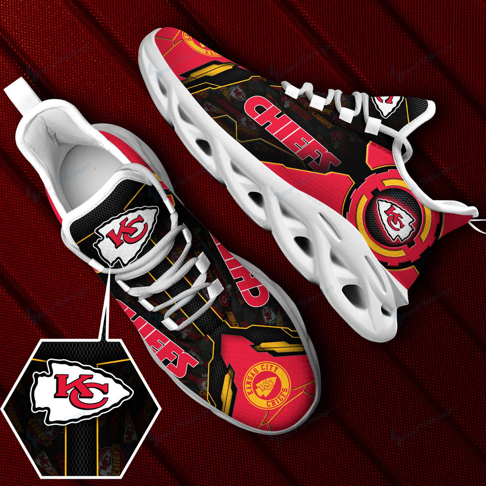 Ideafootwear Kansas City Chiefs Max Soul Shoes Sneakers For Men And Women 21