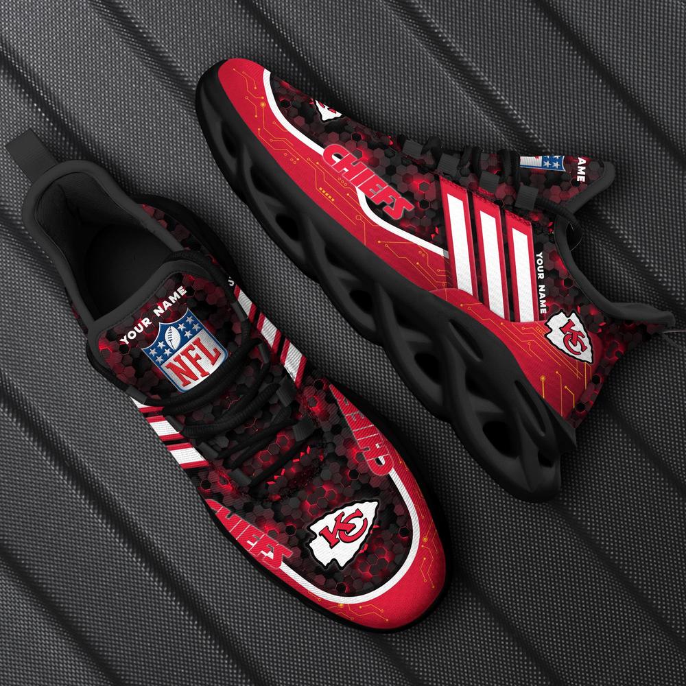 Ideafootwear Kansas City Chiefs Max Soul Shoes Sneakers For Men And Women 64