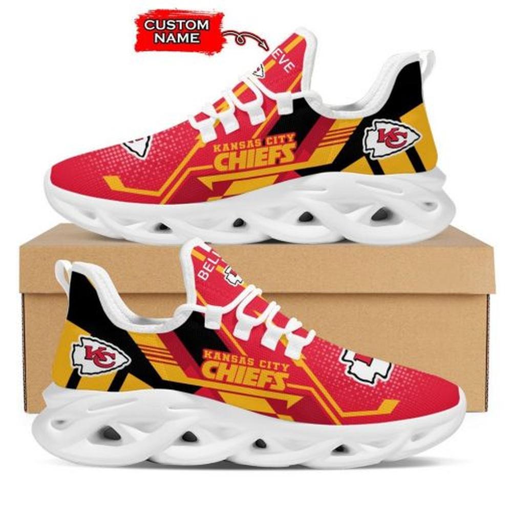 Ideafootwear Kansas City Chiefs Max Soul Shoes Sneakers For Men And Women 58