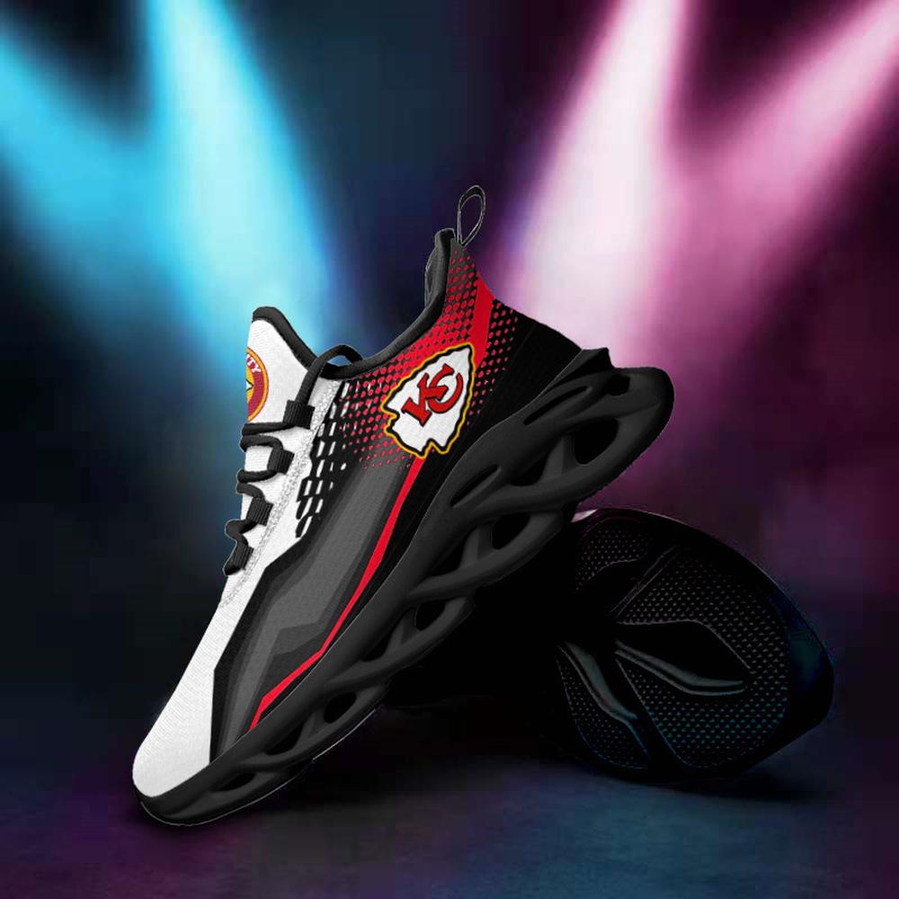 Ideafootwear Kansas City Chiefs Max Soul Shoes Sneakers For Men And Women 8