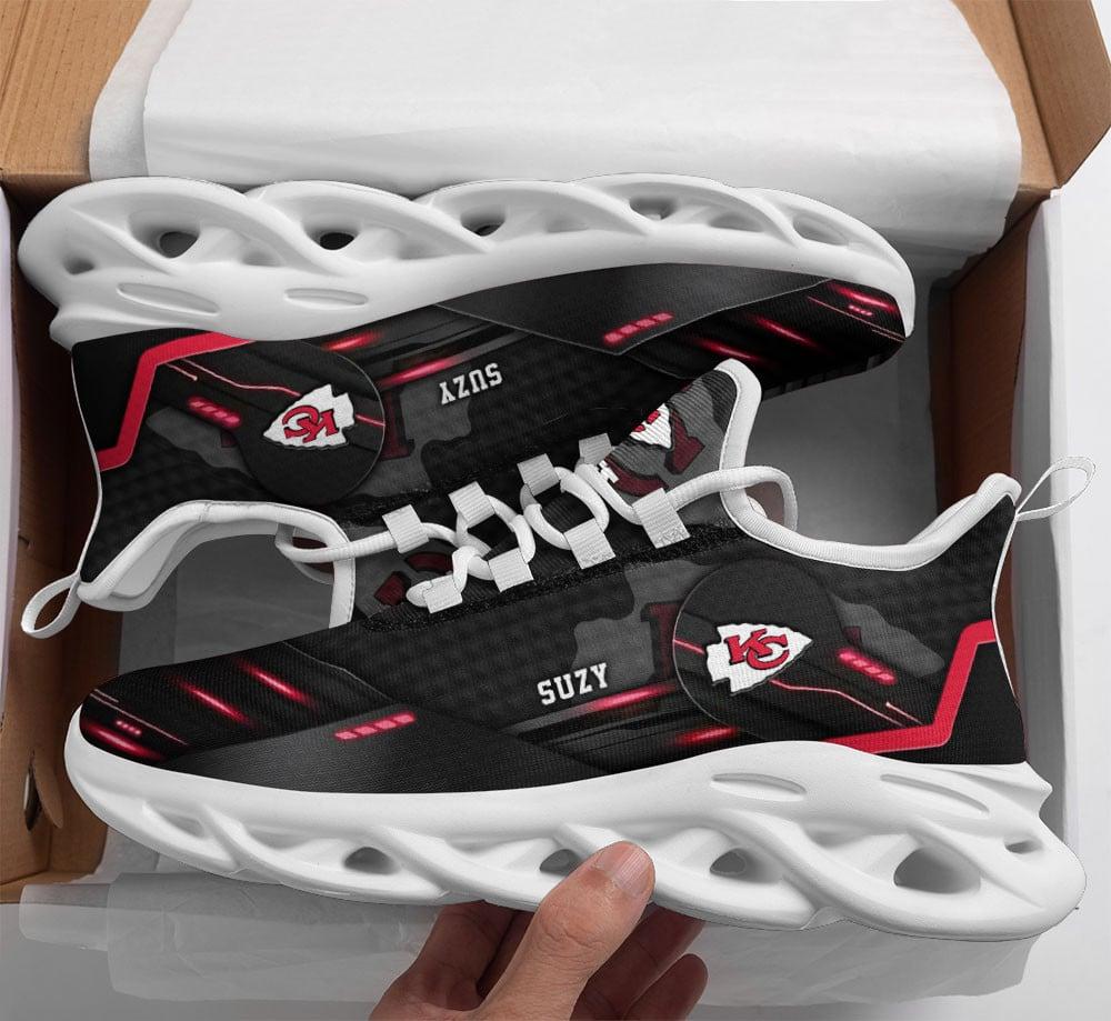 Ideafootwear Kansas City Chiefs Max Soul Shoes Sneakers For Men And Women 19