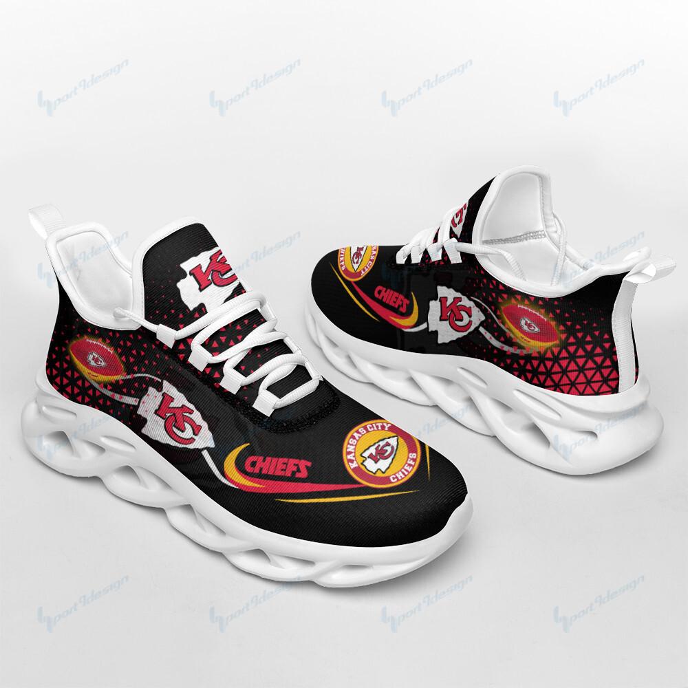 Ideafootwear Kansas City Chiefs Max Soul Shoes Sneakers For Men And Women 12