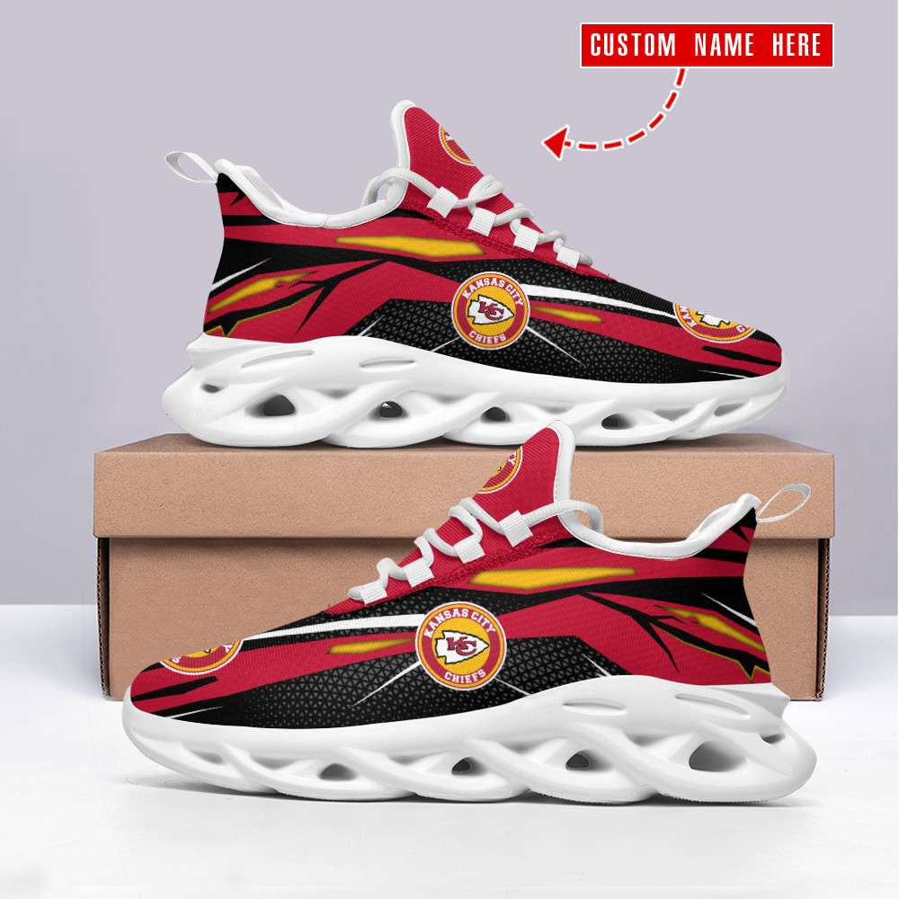 Ideafootwear Kansas City Chiefs Max Soul Shoes Sneakers For Men And Women 46