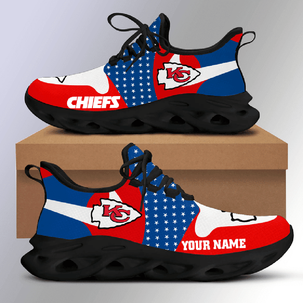 Ideafootwear Kansas City Chiefs Max Soul Shoes Sneakers For Men And Women 1