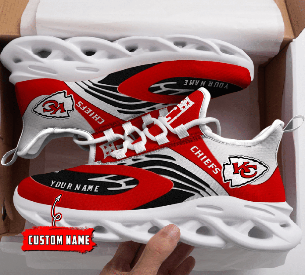 Ideafootwear Kansas City Chiefs Max Soul Shoes Sneakers For Men And Women 59