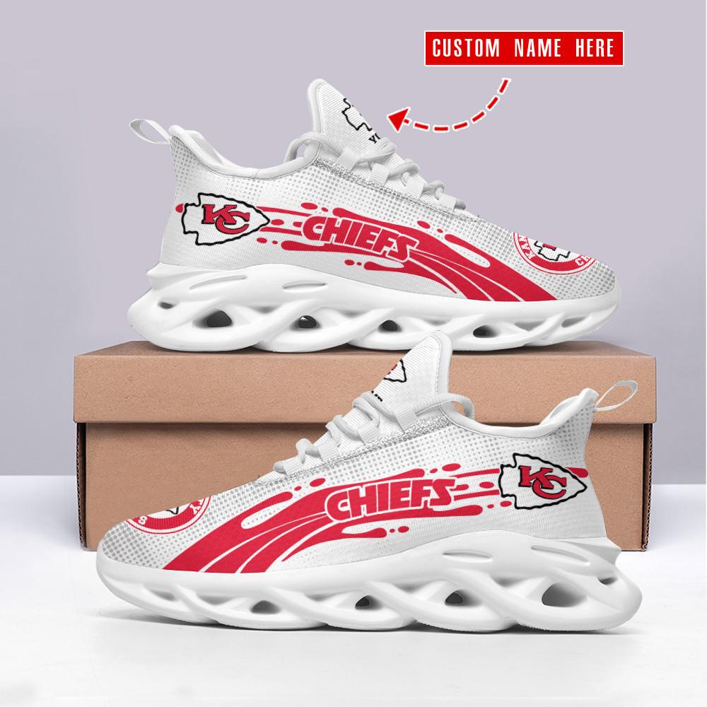 Ideafootwear Kansas City Chiefs Max Soul Shoes Sneakers For Men And Women 43