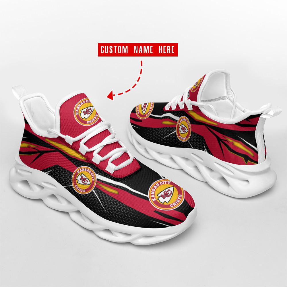 Ideafootwear Kansas City Chiefs Max Soul Shoes Sneakers For Men And Women 46
