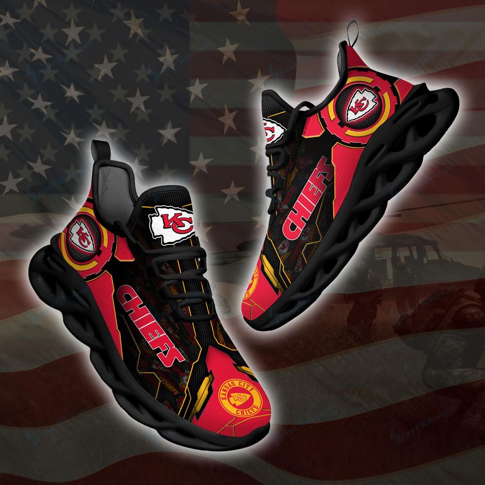 Ideafootwear Kansas City Chiefs Max Soul Shoes Sneakers For Men And Women 21