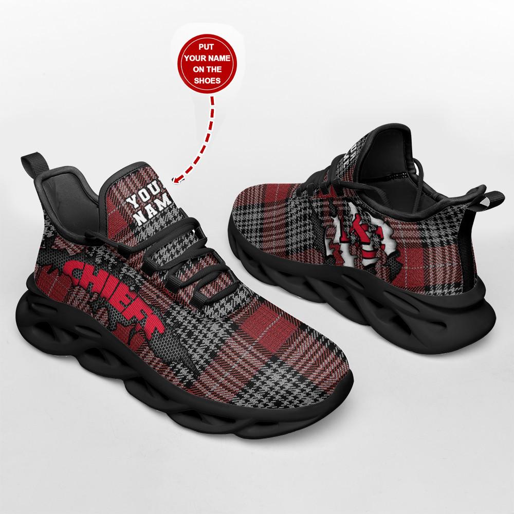 Ideafootwear Kansas City Chiefs Max Soul Shoes Sneakers For Men And Women 48