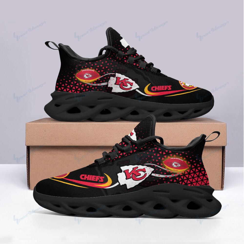 Ideafootwear Kansas City Chiefs Max Soul Shoes Sneakers For Men And Women 12