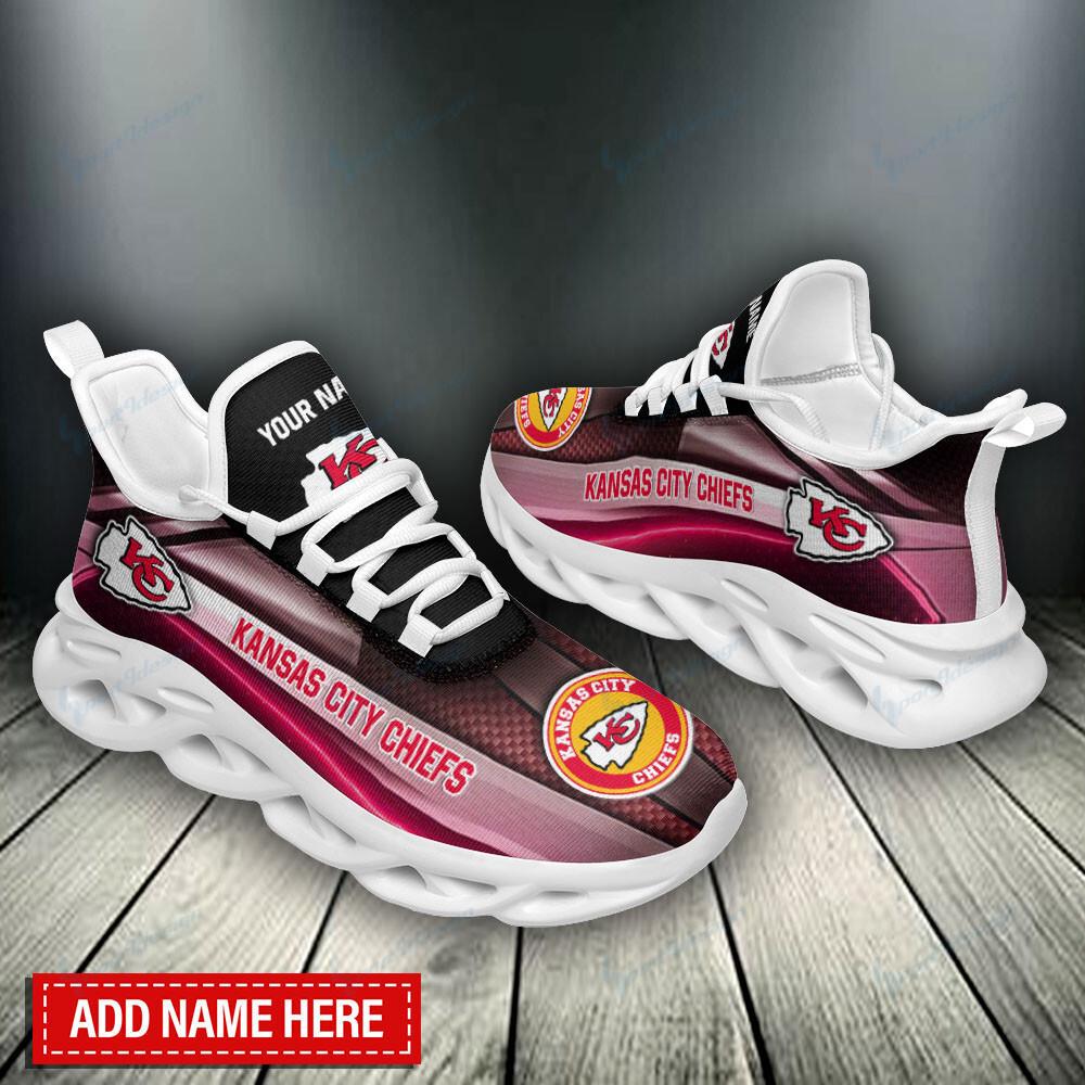 Ideafootwear Kansas City Chiefs Max Soul Shoes Sneakers For Men And Women 40