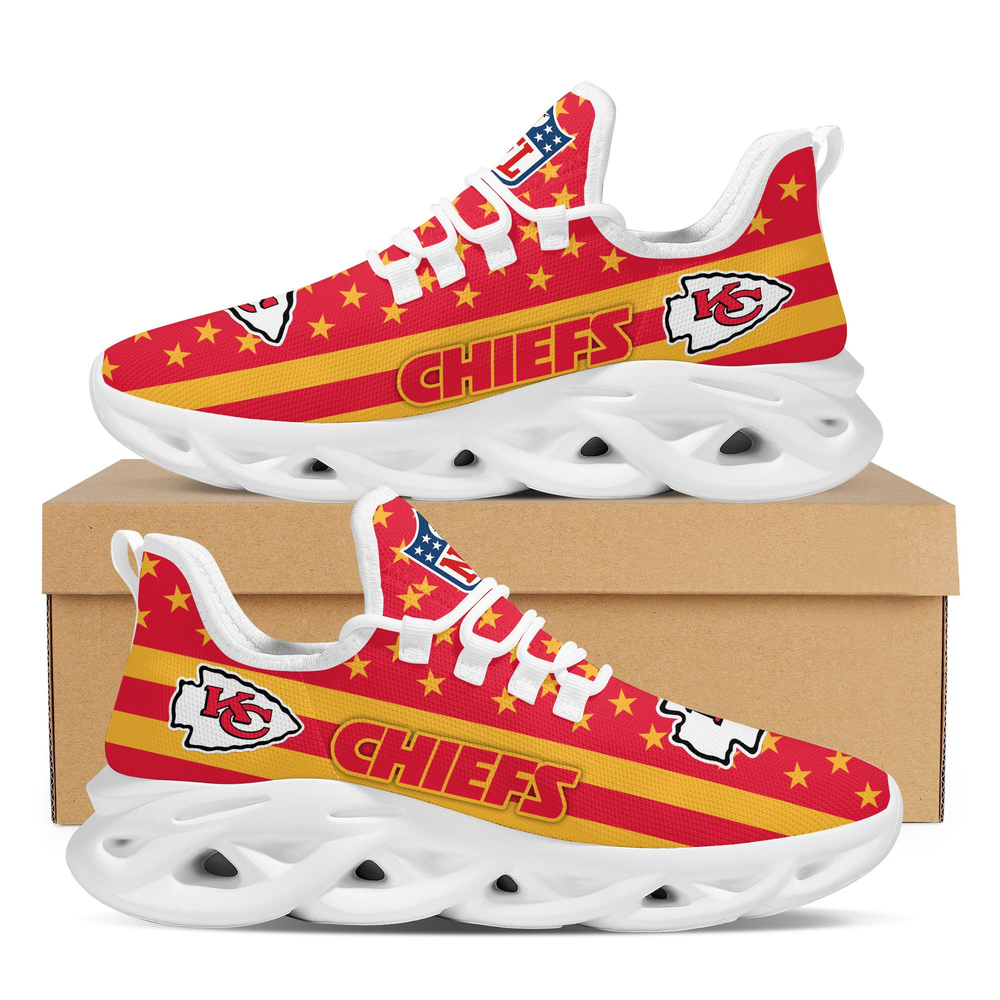 Ideafootwear Kansas City Chiefs Max Soul Shoes Sneakers For Men And Women 9