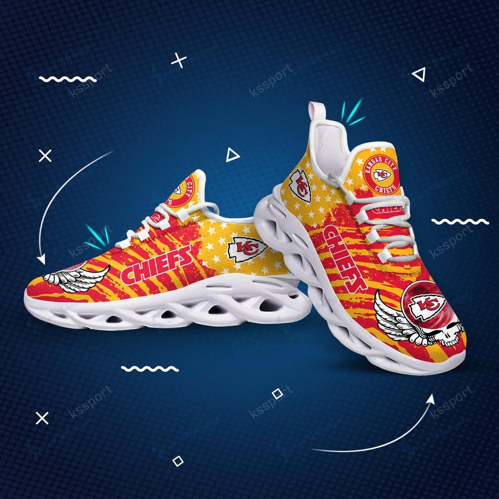 Ideafootwear Kansas City Chiefs Max Soul Shoes Sneakers For Men And Women 73