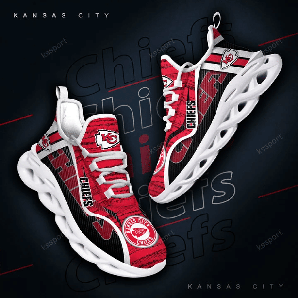 Ideafootwear Kansas City Chiefs Max Soul Shoes Sneakers For Men And Women 22