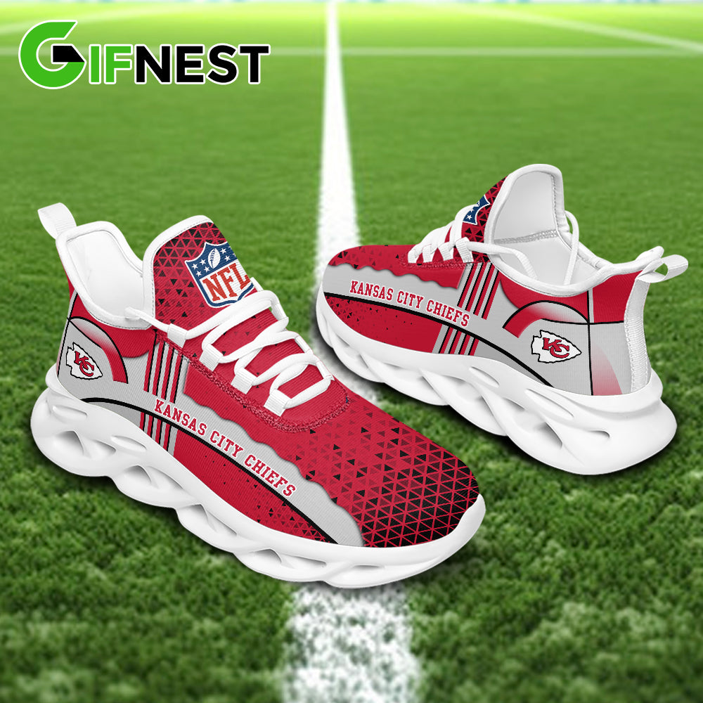 Ideafootwear Kansas City Chiefs Max Soul Shoes Sneakers For Men And Women 25