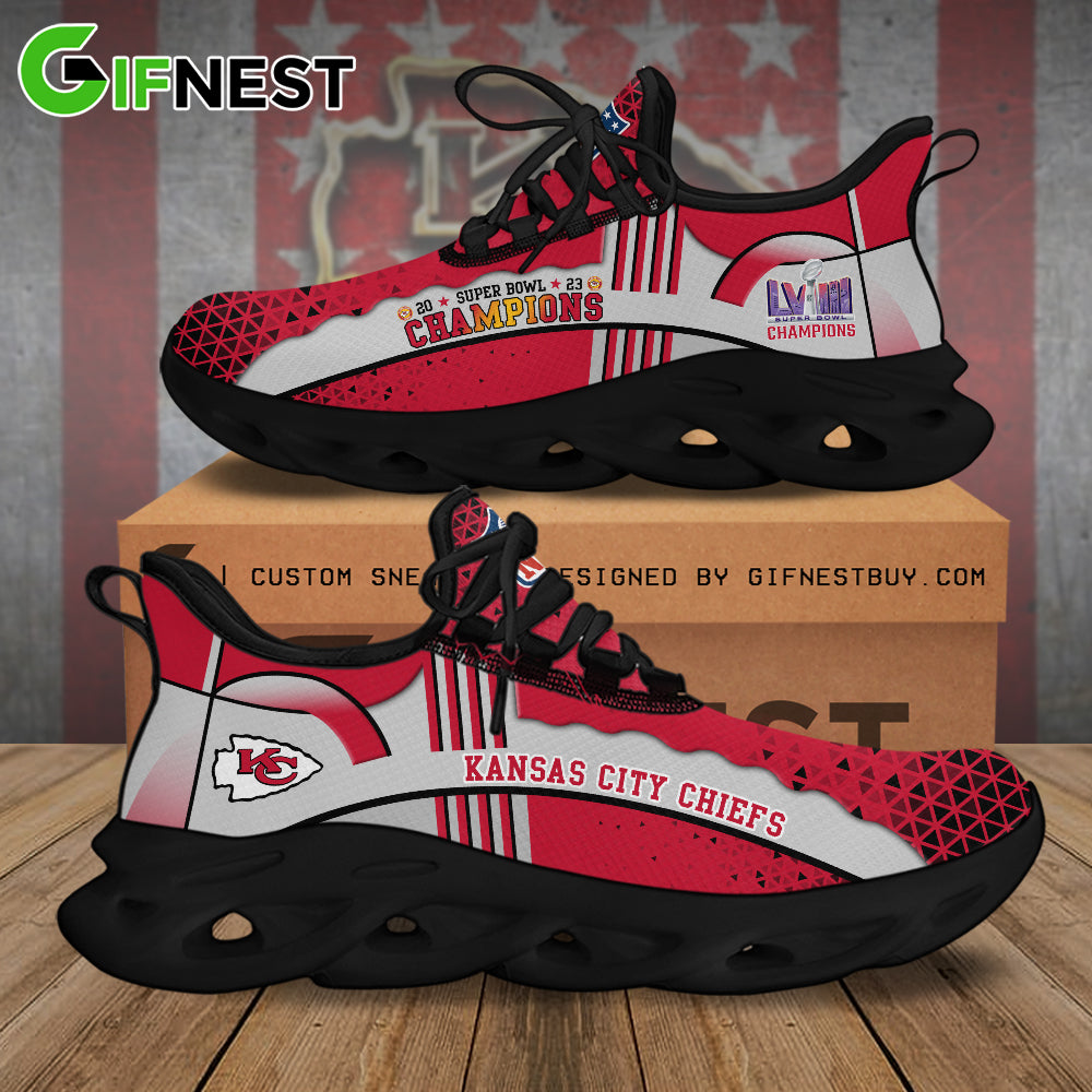 Ideafootwear Kansas City Chiefs Max Soul Shoes Sneakers For Men And Women 25