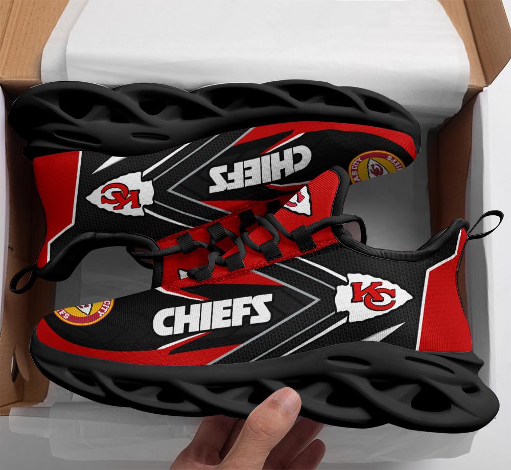 Ideafootwear Kansas City Chiefs Max Soul Shoes Sneakers For Men And Women 6