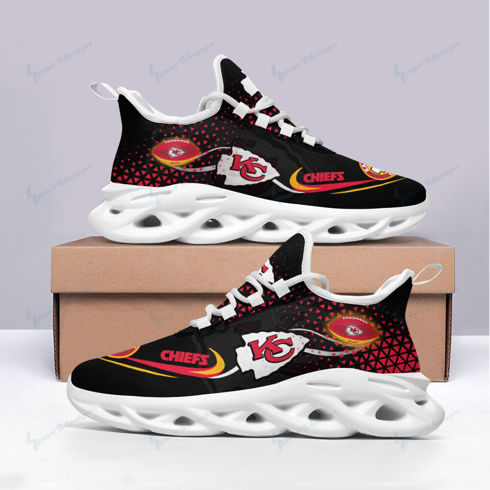 Ideafootwear Kansas City Chiefs Max Soul Shoes Sneakers For Men And Women 12