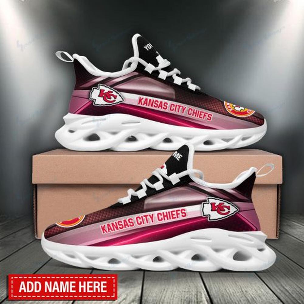 Ideafootwear Kansas City Chiefs Max Soul Shoes Sneakers For Men And Women 40