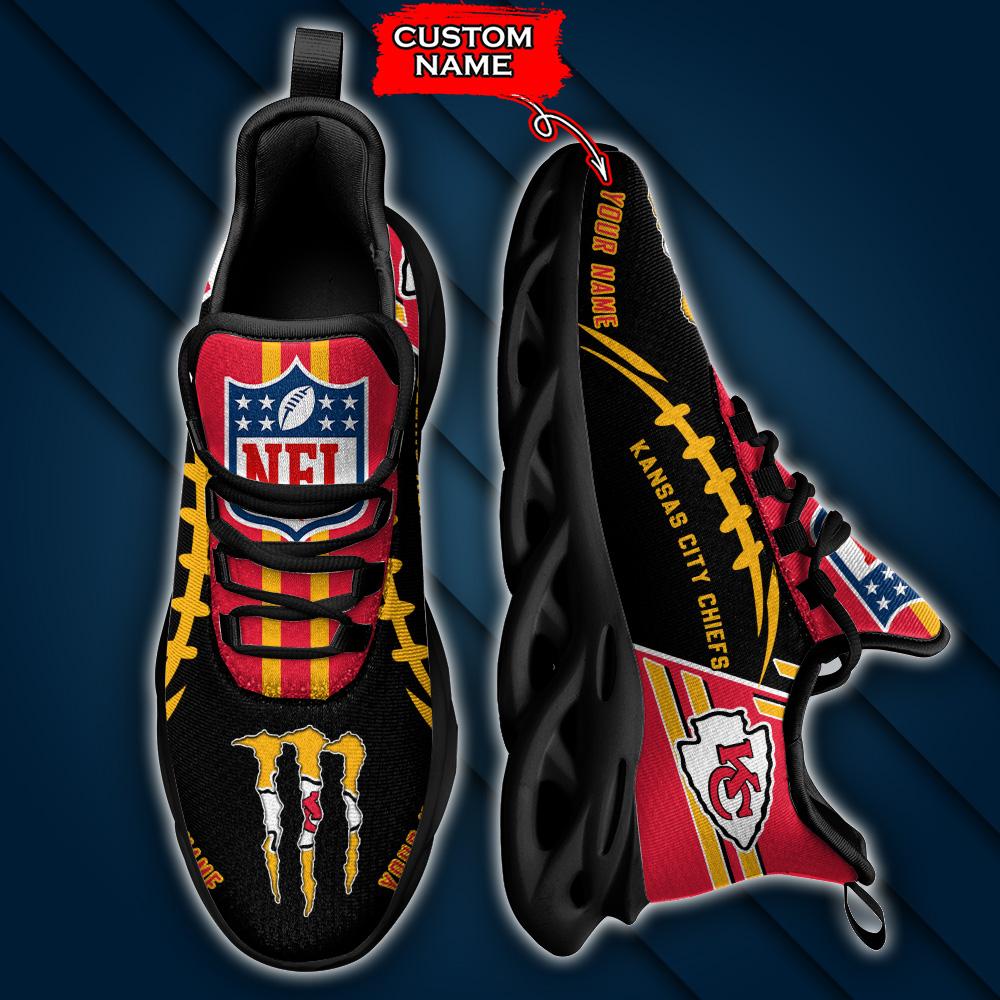 Ideafootwear Kansas City Chiefs Max Soul Shoes Sneakers For Men And Women 52