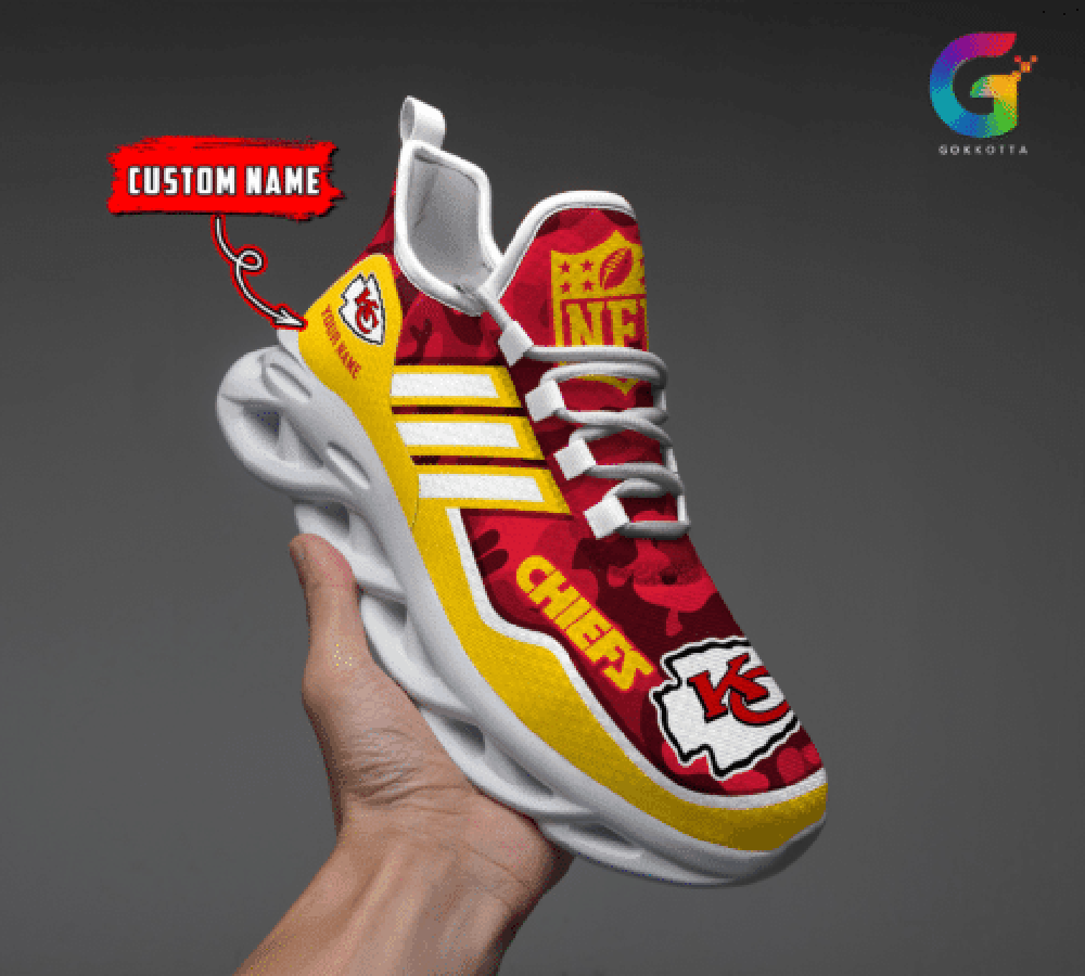 Ideafootwear Kansas City Chiefs Max Soul Shoes Sneakers For Men And Women 39